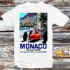 Monaco Grand Prix Race Vintage Auto Racing T Shirt B1397
