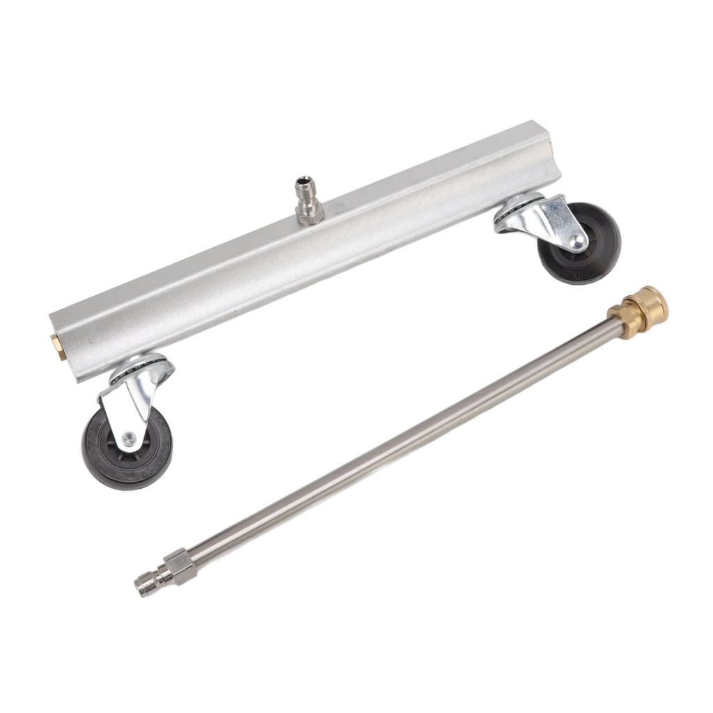 Undercarriage Cleaner Professional Under Car Water Broom with 4 Nozzles for Car Patio Courtyard