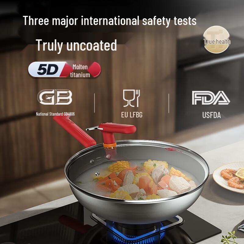 Kangbach Titanium Shield Non-Stick Wok (32cm)