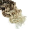 12Inch Deep Wave Twist Crochet Hair Synthetic Ocean Wave Braiding Hair Extensions 4PCS Ombre Afro Curls Blonde Brown Braids Hair