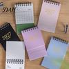Small Daily Appointment Book 2027-2028 Mini Standing Flip Desk Calendar, 18 Month Desktop Planner from Jan. Office 2027 to Jun. 2028, Pocket