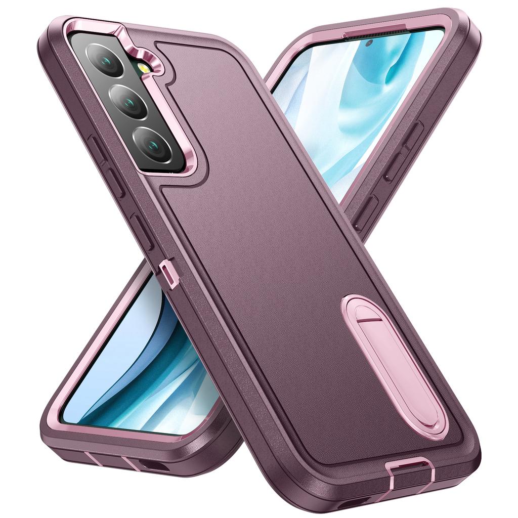 3-в-1 для Samsung Galaxy S22 S23 S24 S25 FE S26 Ultra A17 A16 A15 A56 A36 A26 A54 A14 A53 A13 A06 Ударопрочный чехол повышенной прочности