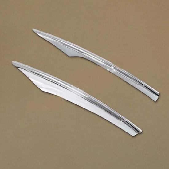 For Mercedes-Benz E-Class E350/E450 - Chrome Front Fog Light Cover Trims