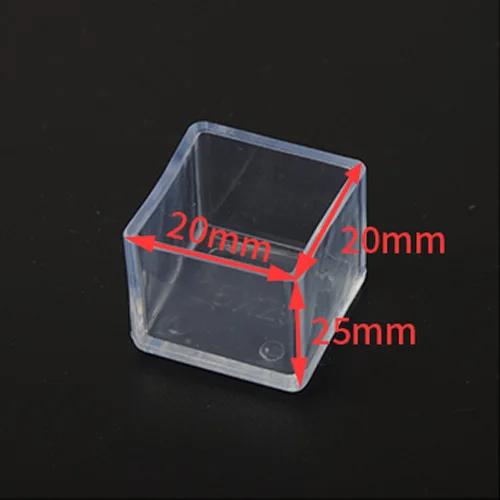 8/16PCS Transparent Table Chair Foot Covers with Silent Wear-resistant Anti Slip Anti Mold Protective Cover To Protect The Floor