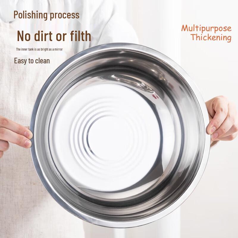 Stainless Steel Rice Washing Basin Set