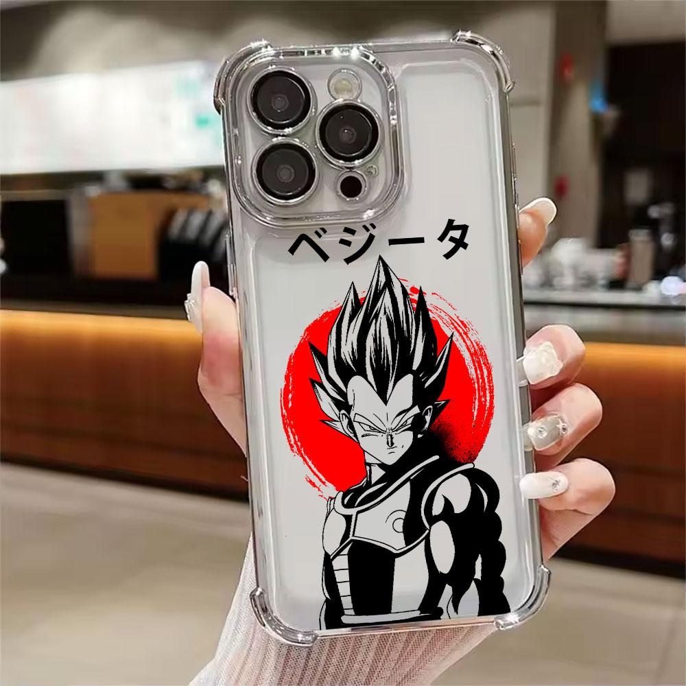 Dragons Balls Son Goku Vegeta Cartoon Phone Case For Xiaomi 15T 14T 13 Pro 15 F8 Ultra Poco X7 F7 Pro 5G X3 X6 F5 M7 Clear Cover