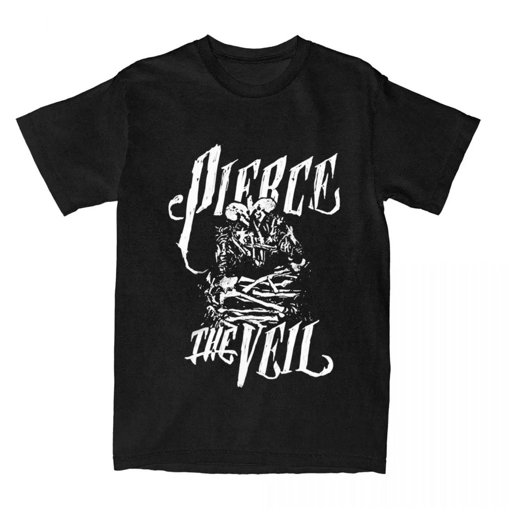 Футболка Rock Band Pierce The Veil Мерч Мужская Женская Графическая Футболка С Коротким Рукавом Одежда Большого Размера