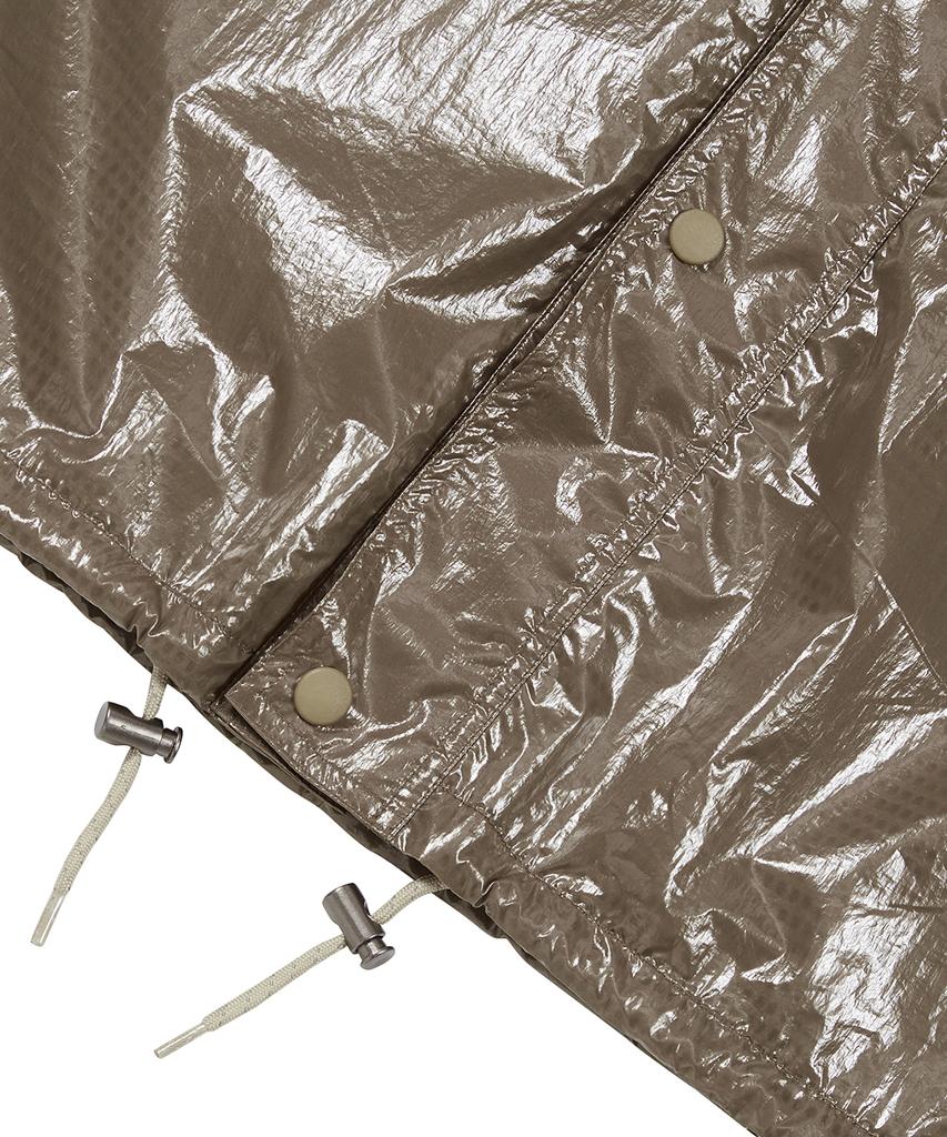 Ulkin [Runway] Nylon Rain Coat_Brown