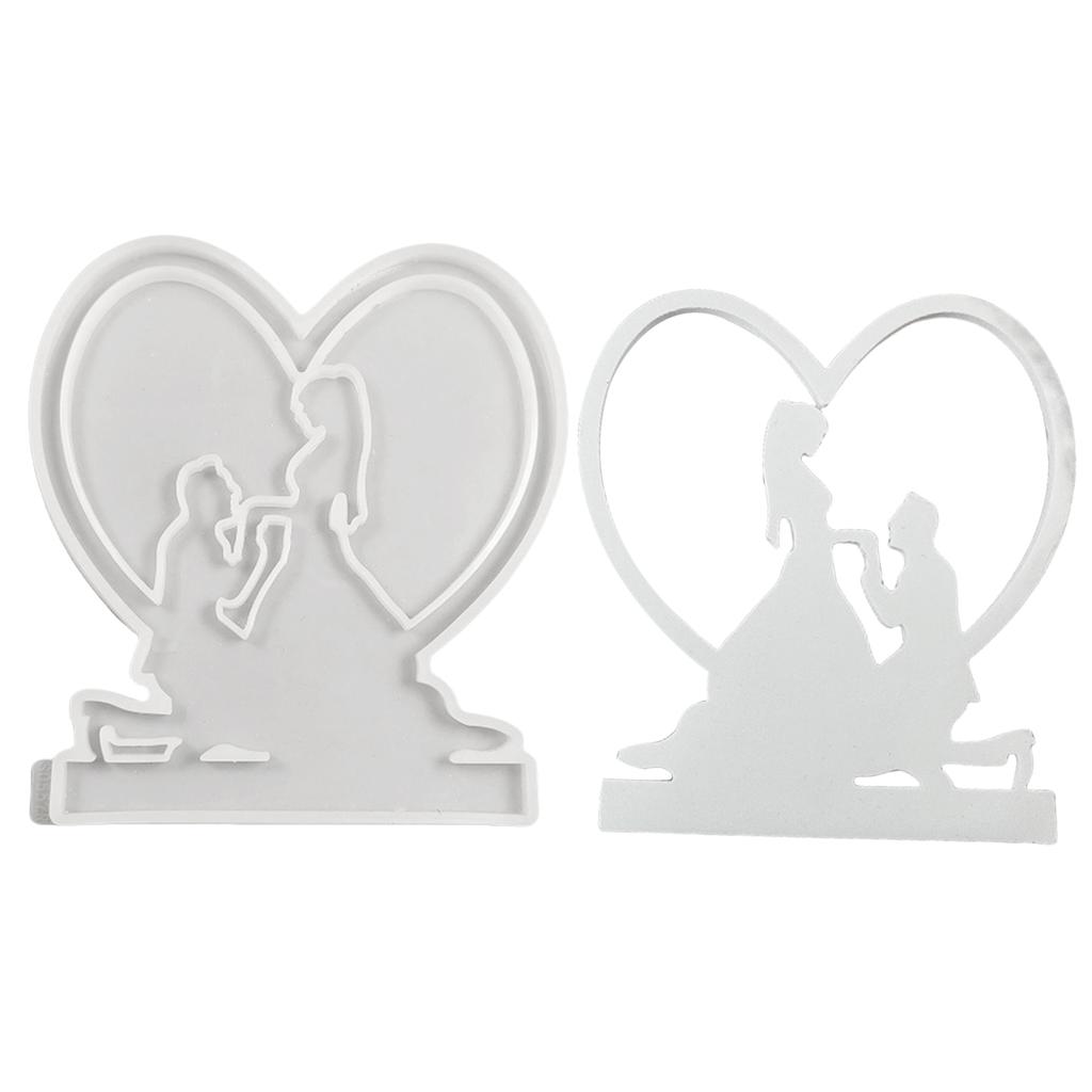 Силиконовые формы для украшений, силиконовые формы для подсвечников, формы для предложений, легко извлекаемые формы, формы для подставок для помолвочных свечей