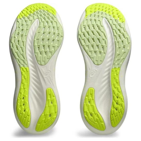 Asics Кроссовки женские Gel Nimbus 26 Light Celadon Teal Safety-Yellow 1012B601-301