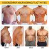 Men Sauna Sweat Vest, Zipper Adjustable Double Straps Tummy Control Body Shaper for Gym Workout Training
