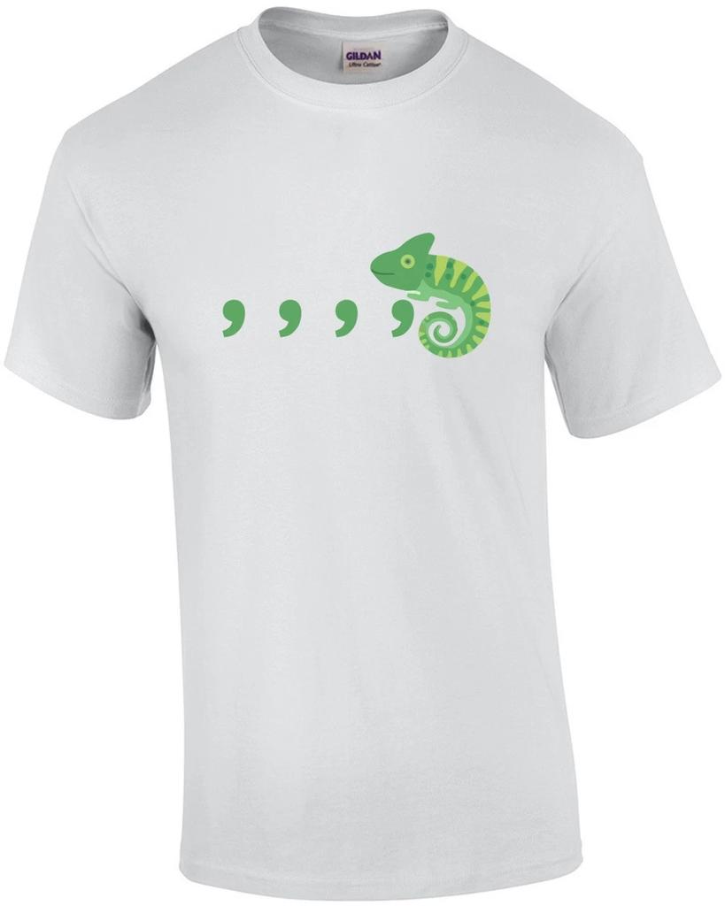 Запятая Запятая Запятая Хамелеон Пародия Culture Club - Karma Chameleon Футболка 80-х