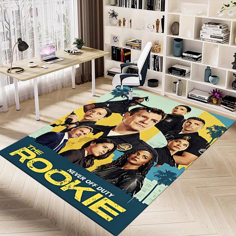 The Rookie City Heroes Carpet For Playroom Bedroom Living Room Sofa Home Decorkids Game Area Rug Nonslip Floor Mat