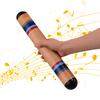 Wooden Rainstick Rainmaker Rain Shaker Musical Instrument Toy Rainbow Colored for Kids Adults