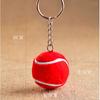 6 Color Key Chain Tennis Ball Metal Keychain Car Key Chain Key Ring sports chain sliver color pendant Hot Selling #17112 4