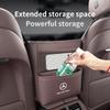 Car Seat Middle Hanging Storage Bag Crevice Pocket Accessories For Benz W202 W212 W126 W140 W168 W177 CLS GLE GLC GLS CLA c6