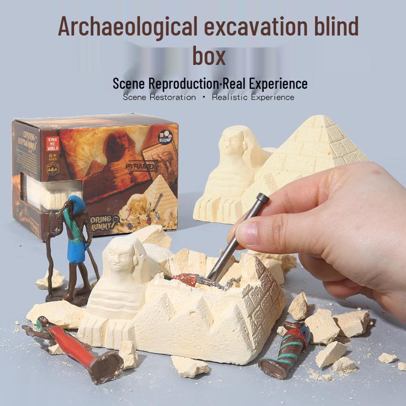 Набор для археологических раскопок Древний Египет: Игрушки для детей «Пирамида. Охота за сокровищами»