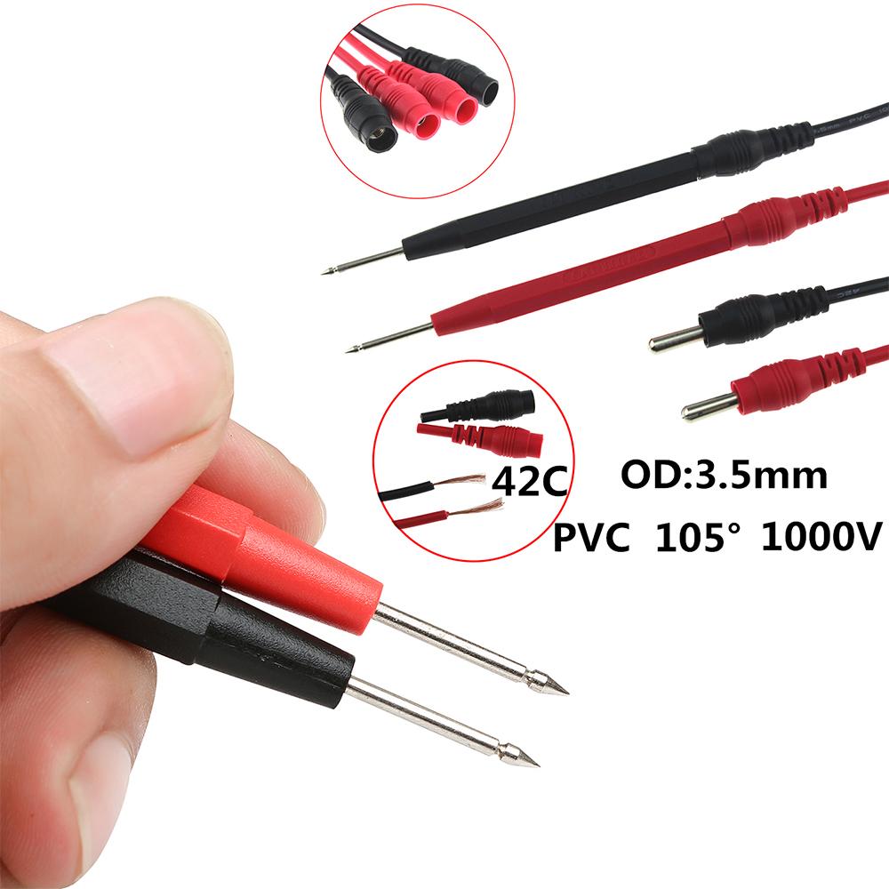 Test Lead Multimeter Leads Kit Cable Set Digital Multimeter Needle Tip Meter Multi Meter Tester Lead Probe Wire Pen Cable