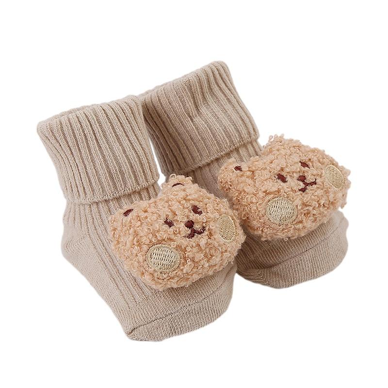 Детские носки, нескользящие носки для малышей, милые хлопковые носки с героями мультфильмов для малышей