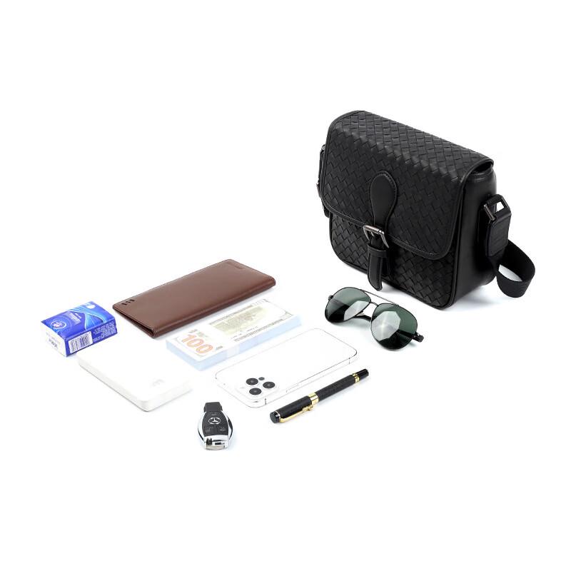 SCHWARZETIENNE Мужская сумка через плечо ручной работы из натуральной кожи