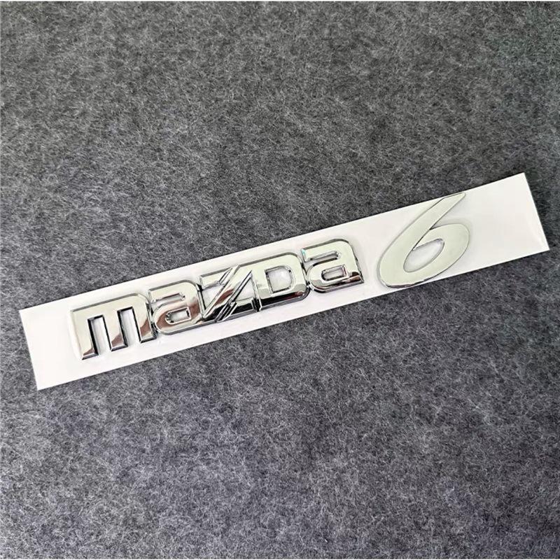 Changan Mazda Car Logo: MAZDA3/6 Black English Letters & Numbers for Trunk Tail Box Modification