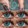 1 Pair Natural Color Contact Lenses Color Contact Lenses for Eyes Gray Eye Contacts Blue Eye Lens Fashion Green Lenses