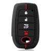 Силиконовый чехол для автомобильного ключа для Toyota Land Cruiser 200 Prado Crown Tlk 200 Yaris Cross Hilux Innova Rav4 Fortuner Camry 55 50