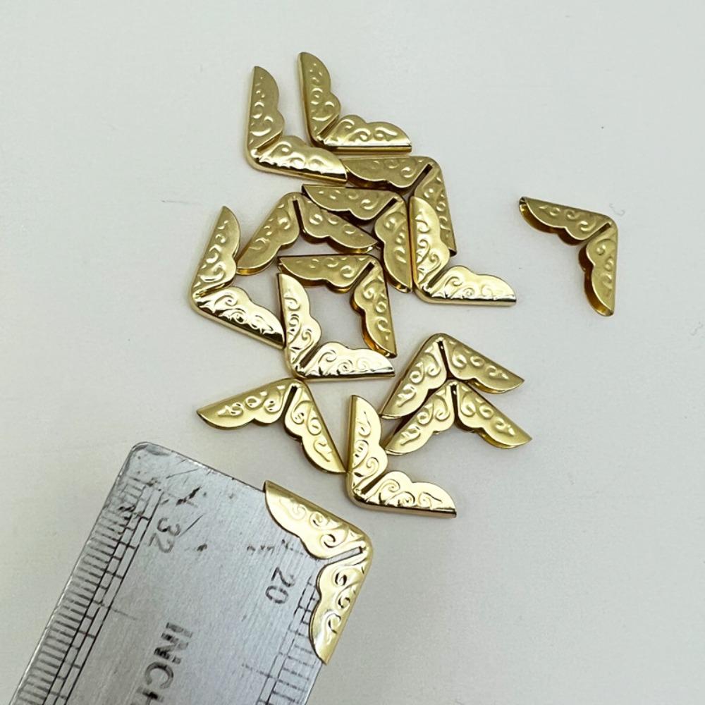 50 шт. DIY протектор для уголков книг винтажные угловые скобы для книг протектор для скрапбукинга дома