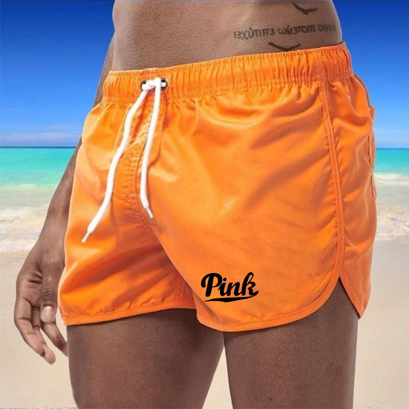 Вентилируемый Мужской Купальник Пляжный Приморский Повседневный Мужские Шорты для Тренажерного Зала на Шнурке для Бега Летний Серфинг Ежедневная Горячая Распродажа