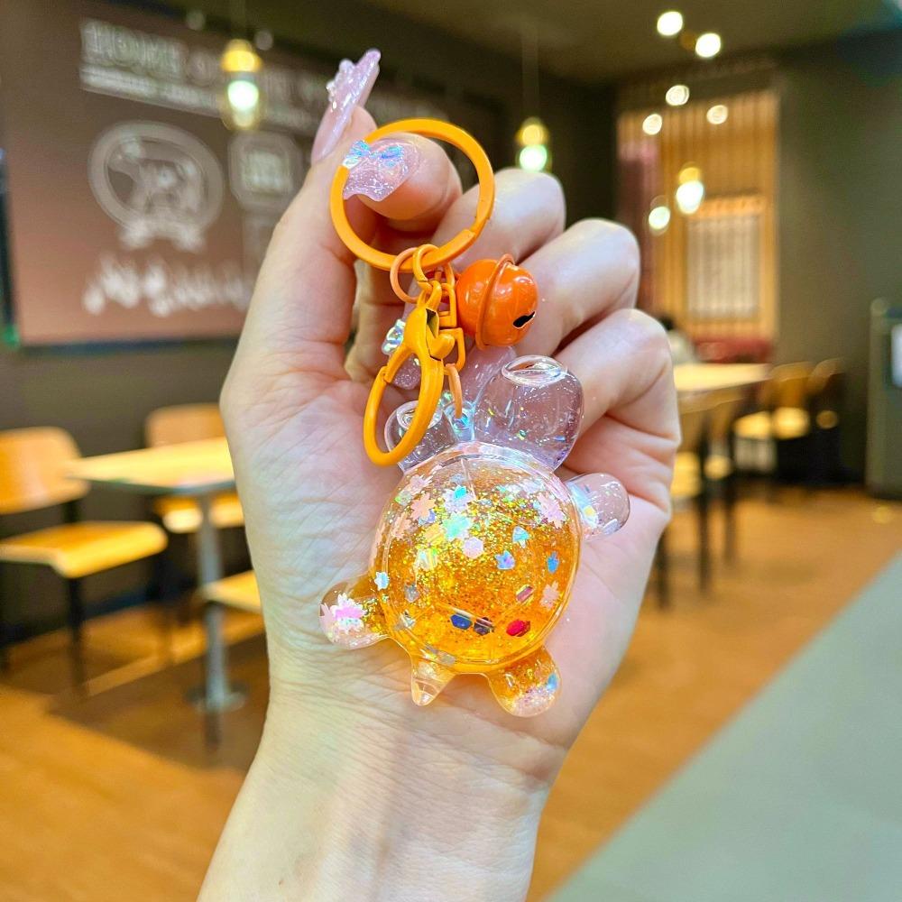 Прозрачные куклы-черепахи цвета конфет, светящиеся зыбучие пески, бутылка, украшение, пара