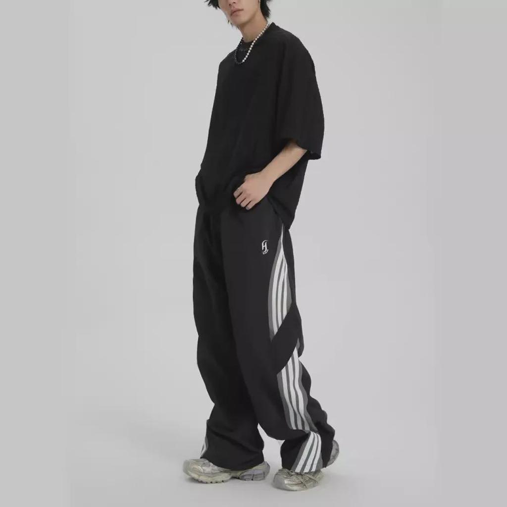 Унисекс быстросохнущие полосатые брюки Paratrooper Wide-Leg - Летняя повседневная спортивная одежда