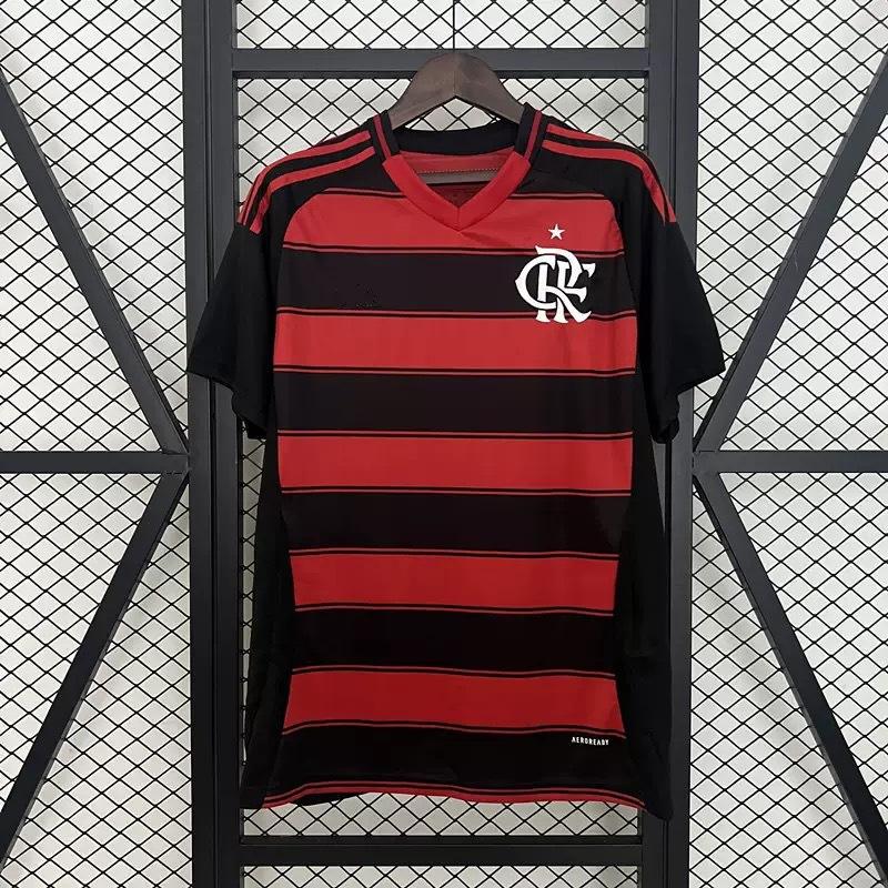 25-26 Barcelona home red and blue striped football jersey for adults and children