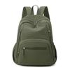 Lightweight Water-proof Nylon Student Schoolbag Trendy Leisure Large Capacity Simple Backpack Junior High School Campus Backpack