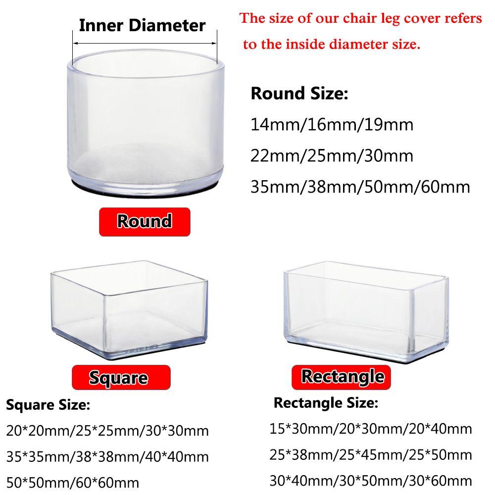 Table Socks Floor Protectors Furniture Feet Silicone Pads Chair Leg Caps Non-Slip Covers