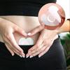50pcs Castor Oil Wrap for Belly Button, Heart Shape Self-Adhesive & Highly Absorbent Castor Oil Wrap Pack for Belly Button Pad Patches Waterproof Di