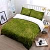 Green floral outline pattern. Bedding sets Duvet cover sets Duvet covers Pillowcases(1 * Duvet Cover 2 * Pillowcases, without duvet insert)