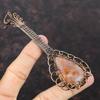 Sunstone Copper Wire Wrapped Pendant Unique Guitar Pendant Gemstone Copper Jewelry Handmade Designer Pendant Wrapped Pendant Gift For Mother