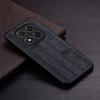 Чехол для Xiaomi Redmi Note 15 14 Pro Plus 4G 5G funda Прямая текстура дерева ПУ кожаная крышка для телефона для redmi note 15 pro чехол