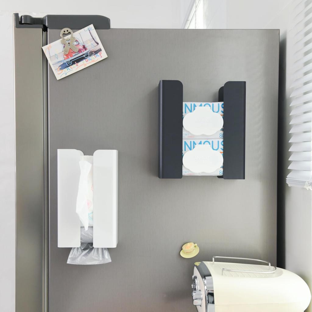 Wowfill Магнитная тишью бумага Регулируемая тишью Прочное бумажное полотенце для холодильника Чехол, Держатель, Разделитель, Ширина, Отрыв одной рукой, Коробка, Магнит, Держатель,