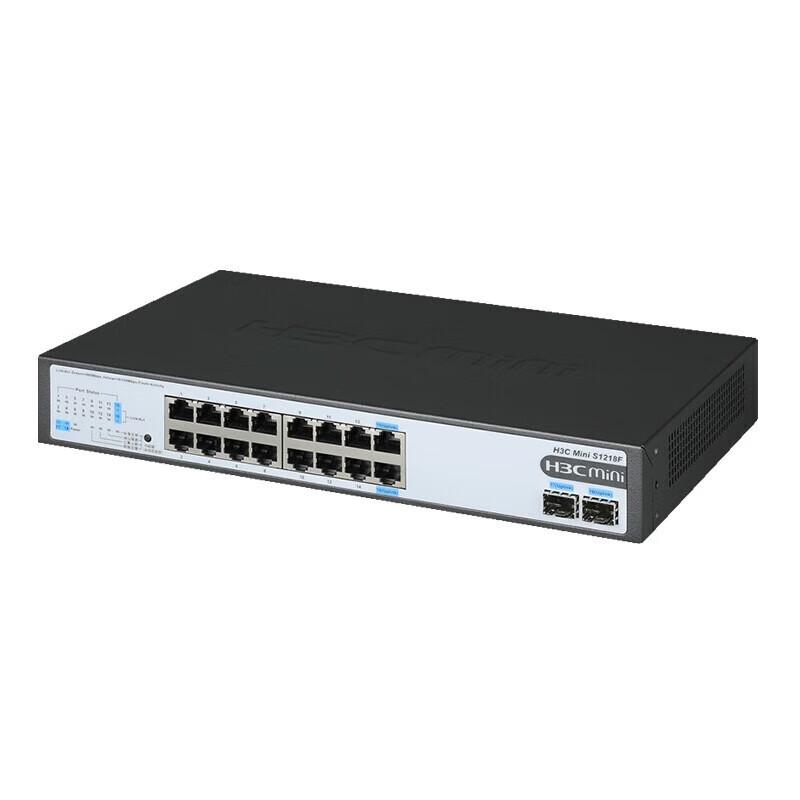 H3C S1218F 16-Port Gigabit Unmanaged PoE Switch