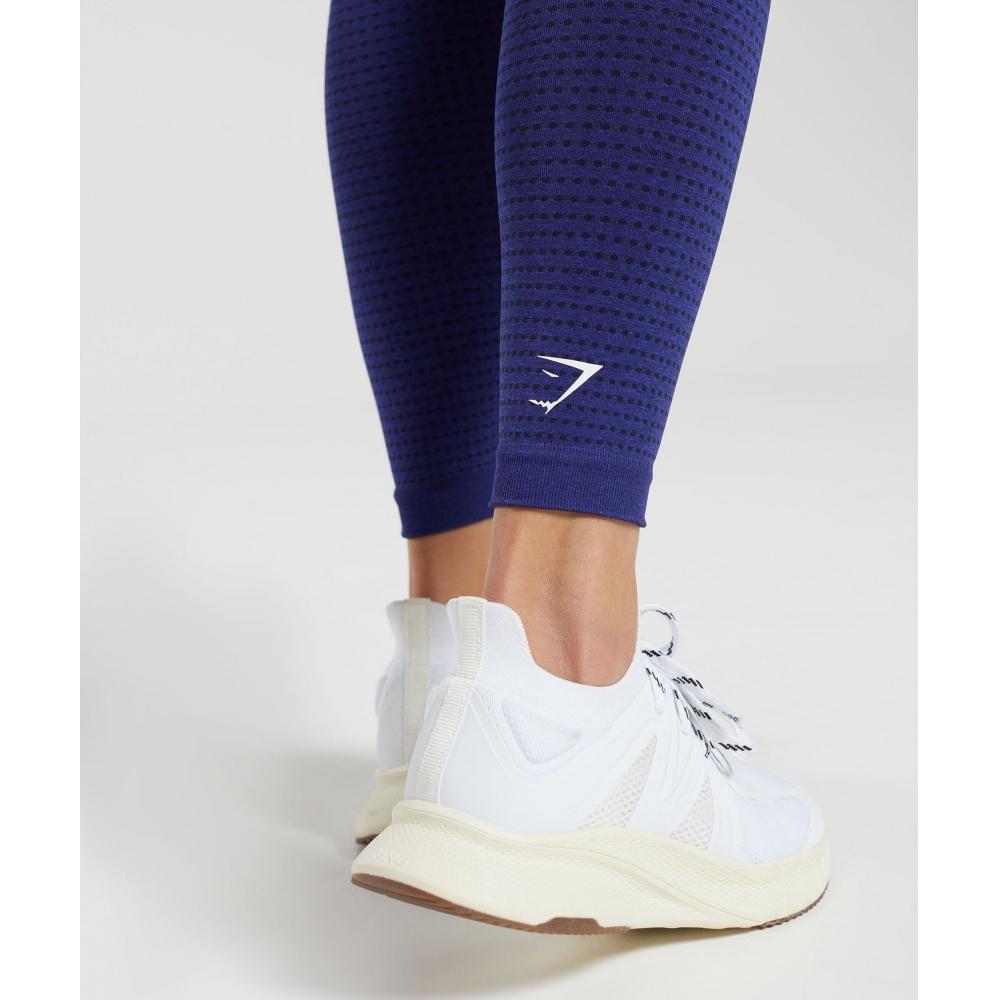 Gymshark Леггинсы Vital Seamless 2.0 Кобальтово-пурпурный меланж B1a2b Pbqg