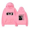 Unisex Black Hoodie Double Sided Album Cover Graphic Print Pullover Sweatshirt Streetwear