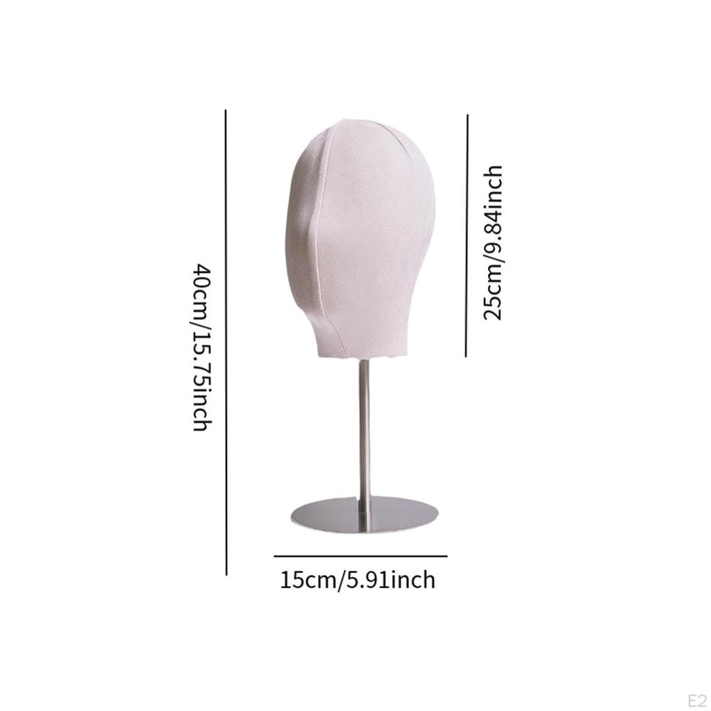 Hat Display Rack Caps Holder Female Mannequin Head Wig Stand for Home Making