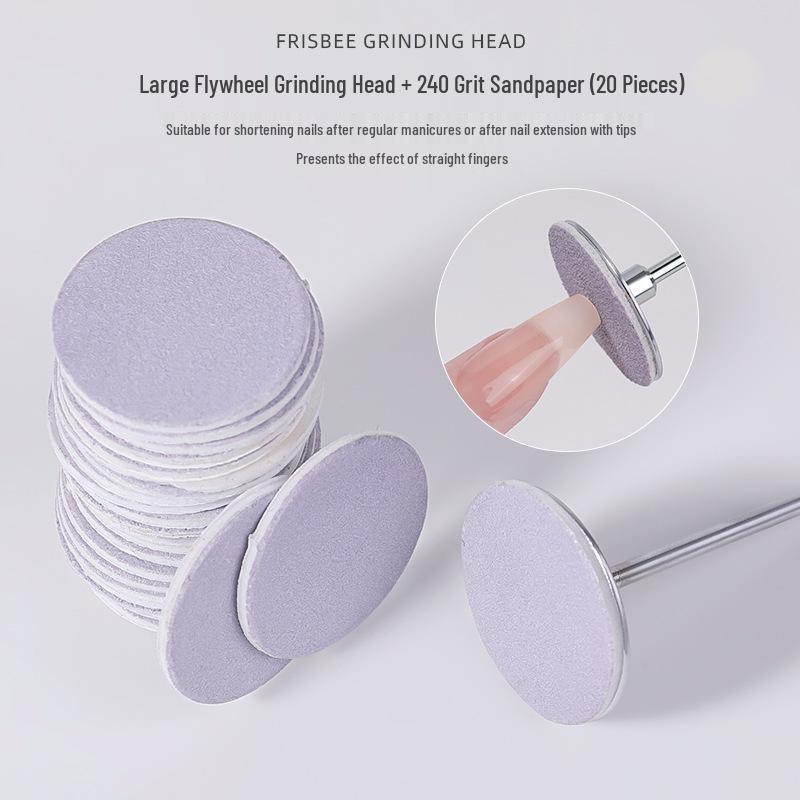 UFO Disc Grinding Head for Hollow Heart Manicure - Russian Pre-Treatment Nail Art Tool