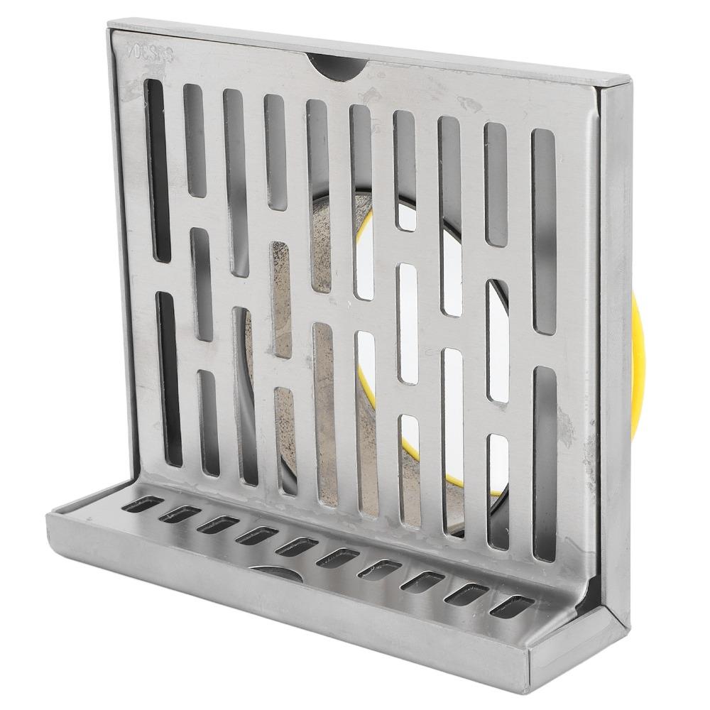 Right Angle Design Corner Floor Drain 304 Stainless Steel Wall Corner Drain Laundry Room
