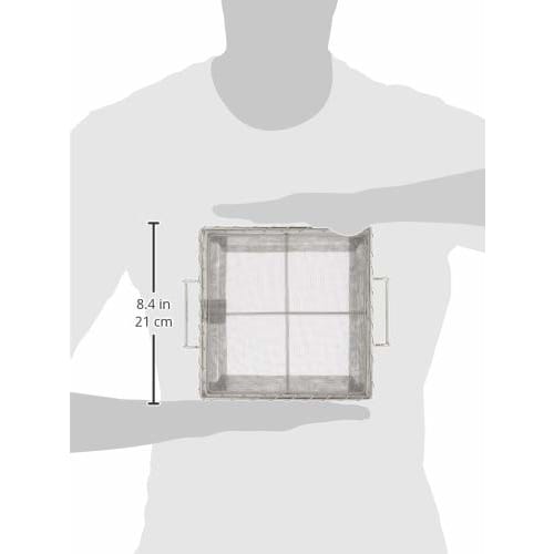 Endo Shoji TKG Oil Strainer, Square, Fits 18L Cans and Square Funnels, W X D X H (203 X 203 X 50 Mm), Convenient for Commercial Use. Use a Used 18L Ca