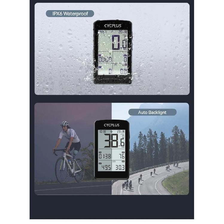 CYCPLUS M3 Велокомпьютер GPS Беспроводной ANT+ BLE 5.0 Водонепроницаемый Спидометр Велосипедный Cyclocomputer