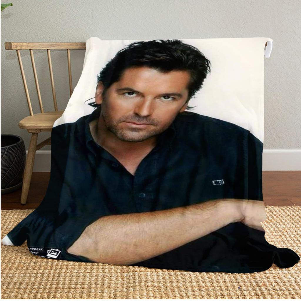 Thomas Anders Plush Blanket Soft Comfortable All Seasons blanket Sofa Office Naps blanket Outdoor Travel throw Perfect Gift