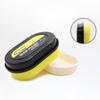 3pcs Multifunctional Double-Faced Shoe Polish Colorless Light Shoes Rub Leather Care Oil Sponge Shoe Wax Shoes Brush