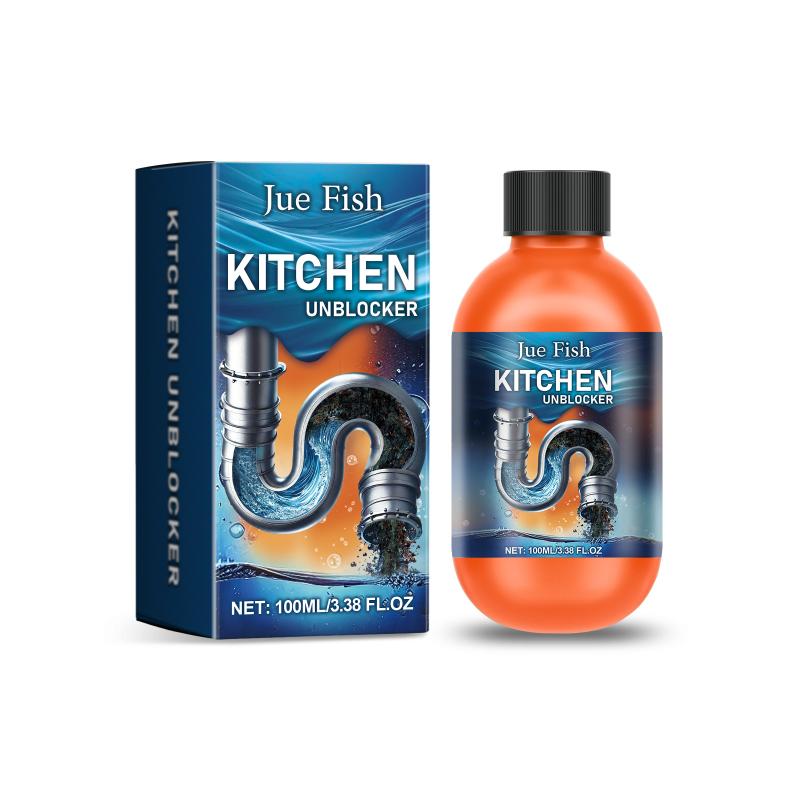 Liquid Drain Cleaner for Bathroom Kitchen Sink Fast Acting Clog Remover Effectively Dissolves Hair Grease